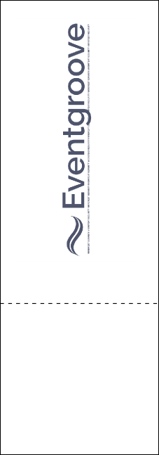 Football Purple Event Ticket Product Back