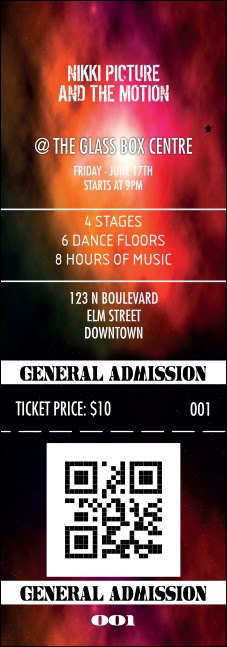 Galaxy Hip Hop Event Ticket