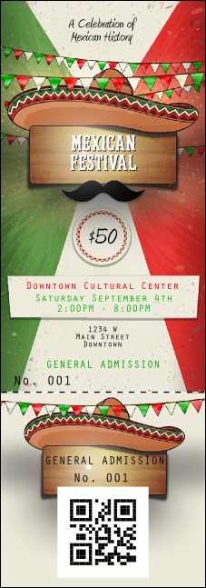 Mexican Fiesta Event Ticket