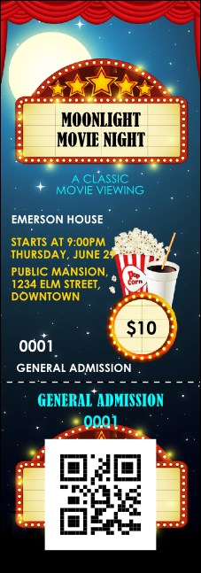 Movie Night Event Ticket
