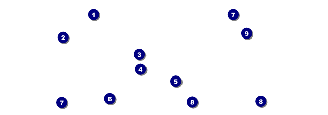 Nature Series - Mountain Event Ticket Front Field Markers