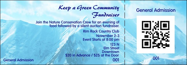 Nature Series - Mountain Event Ticket