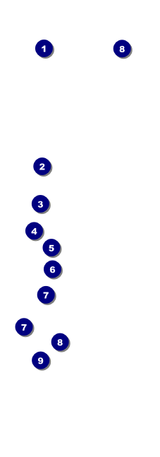 Pittsburgh 2 Event Ticket Front Field Markers