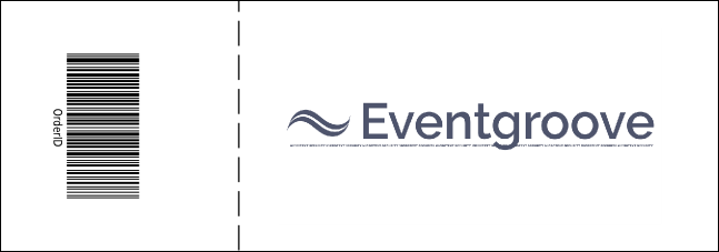 Blue Image Reserved Event Ticket Product Back