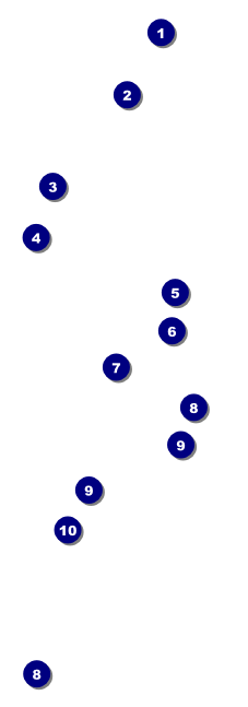 Softball Event Ticket Front Field Markers