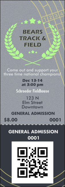 Track and Field Event Ticket