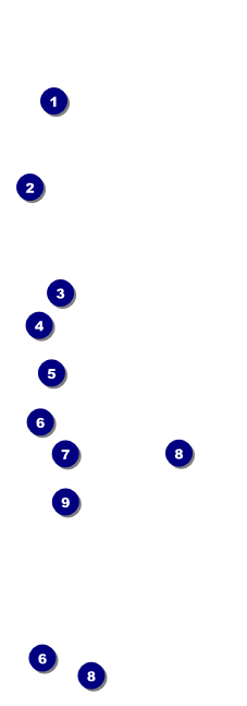 Women's Expo Abstract Event Ticket Front Field Markers