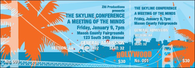 California Orange and Blue Reserved Event Ticket