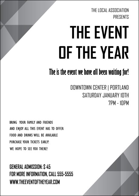 All Purpose  Corners Black and White Postcard Product Front