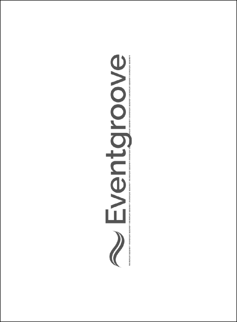 All Purpose Corners Black and White Invitation Product Back