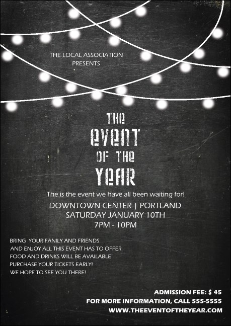 All Purpose Chalkboard Black and White Postcard Product Front