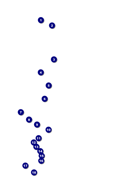 All Purpose Skyline Black and White Poster Front Field Markers