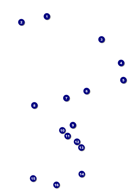 All Purpose Triangles Black and White Poster Front Field Markers