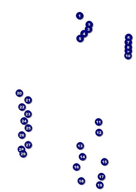 Fall Geometric Postcard Front Field Markers