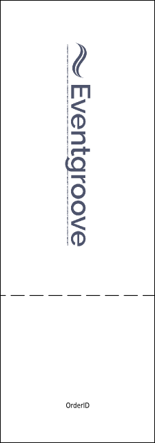 Your Photo Concert Green Event Ticket Product Back