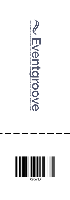 Your Photo Concert Yellow Event Ticket Product Back