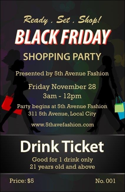 Black Friday Drink Ticket