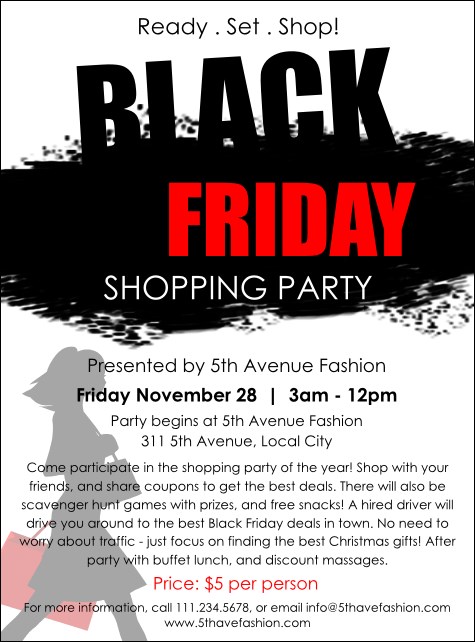 Black Frida Flyer