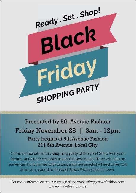 Black Friday Sale Postcard