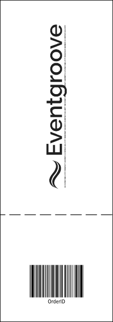 Your Image Raffle Ticket 0007 (black & white) Product Back