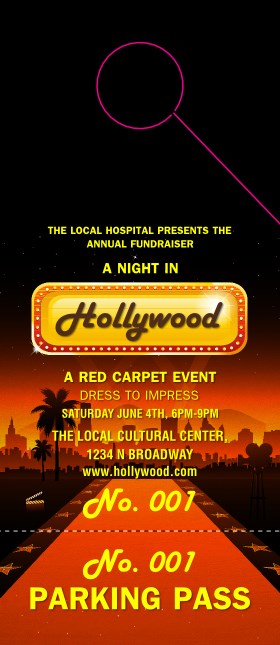 Hollywood Skyline Hang Tag Product Front