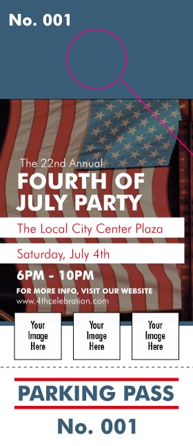 Fourth of July Hang Tag Product Front