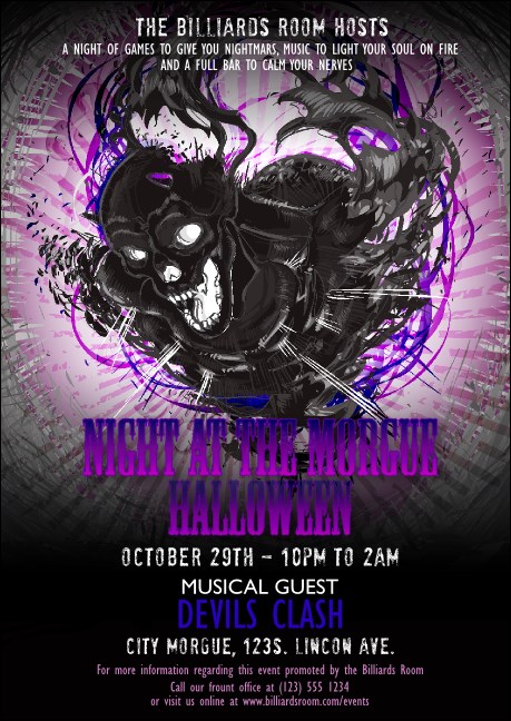 Demon Explosion Postcard Mailer Product Front