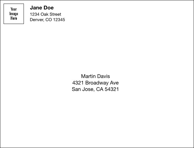 Logo Upload A2 Envelope