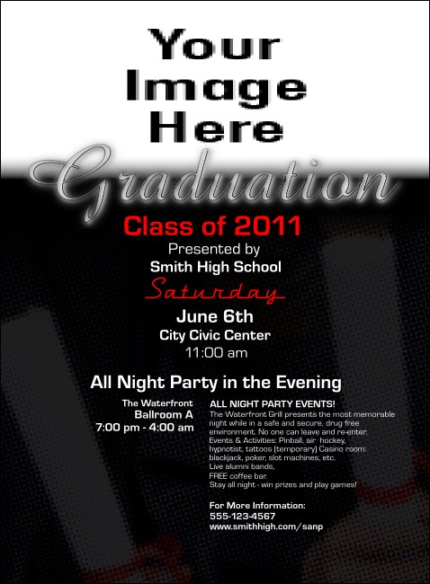 Graduation Diploma Upload Image Flyer