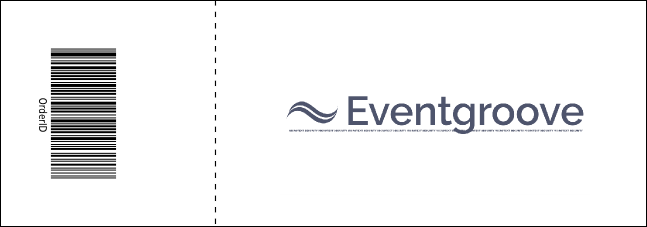 Orange Ribbon Reserved Event Ticket Product Back