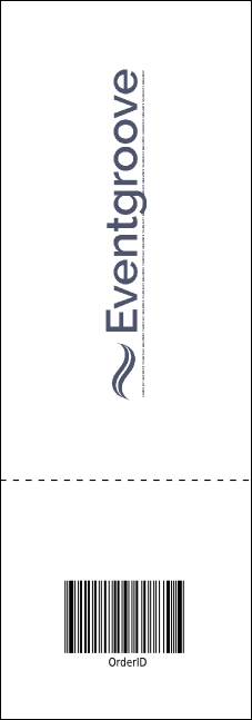 Baseball Event Ticket Product Back