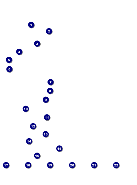 Red, White, and Blue Stars Image Flyer Front Field Markers