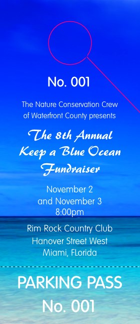 Nature Series - Blue Ocean Hang Tag Product Front