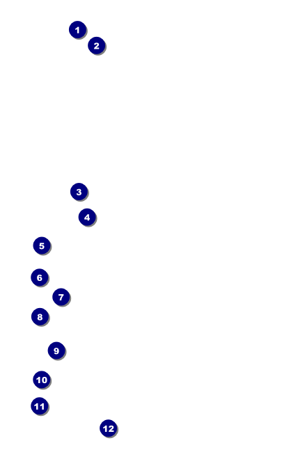 Haunted House  Drink Ticket Front Field Markers