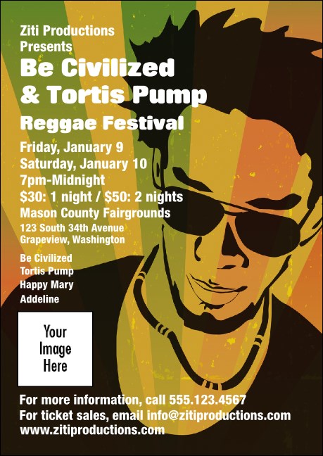 Reggae Postcard
