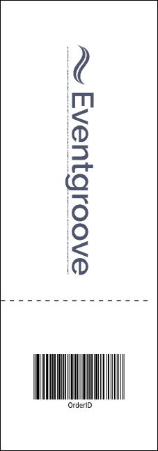 Graduation - Blue and Yellow Raffle Ticket Product Back