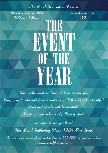 All Purpose Blue Postcard Mailer Product Front