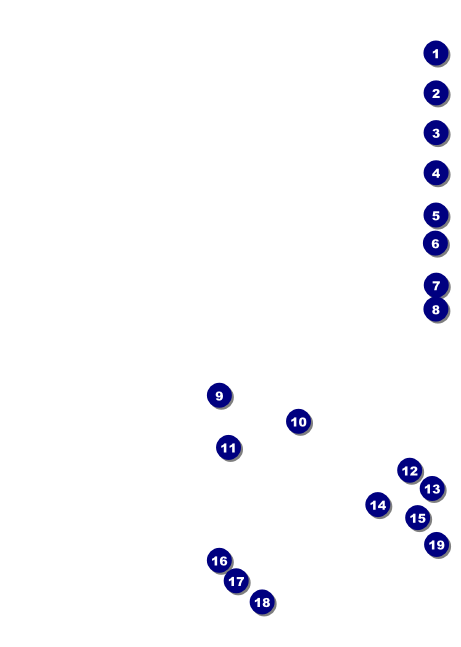 Champagne Bistro Postcard Mailer Front Field Markers