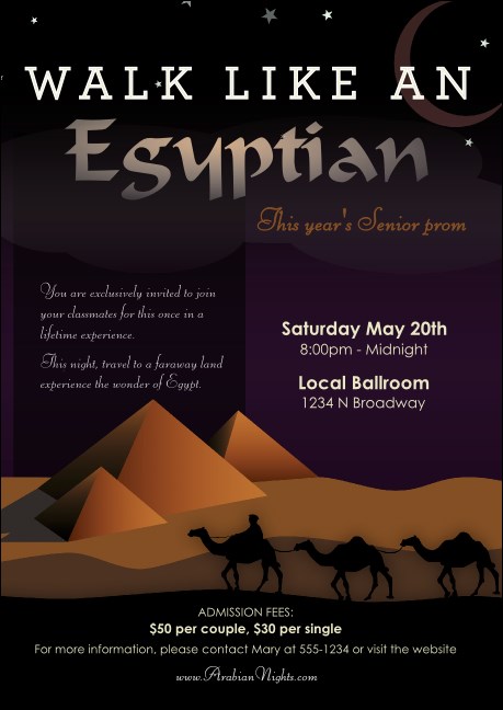 Egyptian Postcard Mailer Product Front