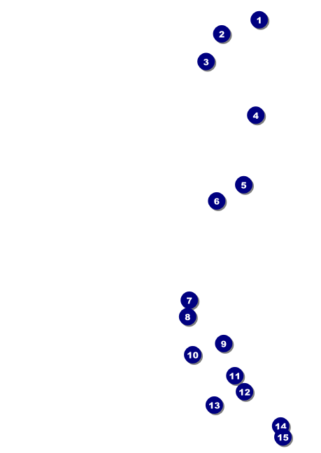Hollywood Skyline Postcard Mailer Front Field Markers