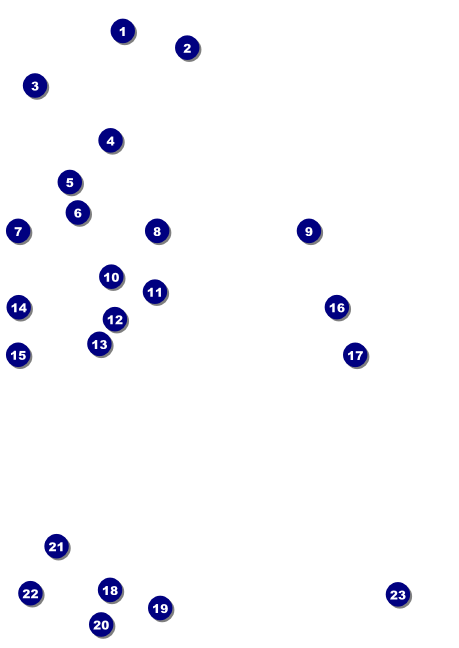 St. Patrick's Day Shamrock Postcard Mailer Front Field Markers