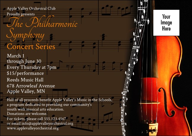 Symphony Postcard Mailer