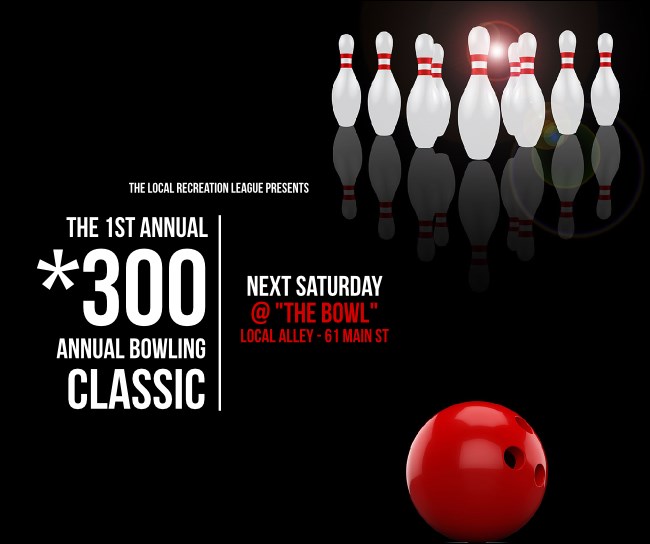 Bowling Classic Faebook Post