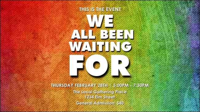 Rainbow Facebook Event Cover