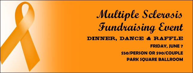 Orange Ribbon Facebook Cover