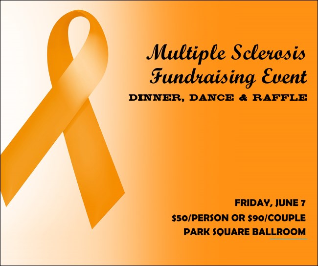 Orange Ribbon Facebook Post