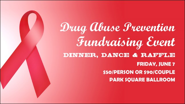 Red Ribbon Facebook Event Cover