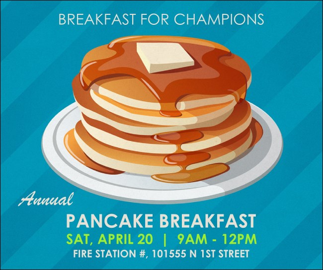 Pancake Stack Facebook Post