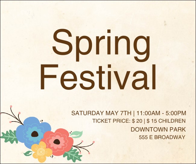 Spring Festival Facebook Post