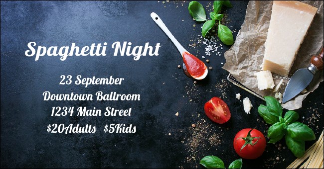 Spaghetti Ingredients Facebook App